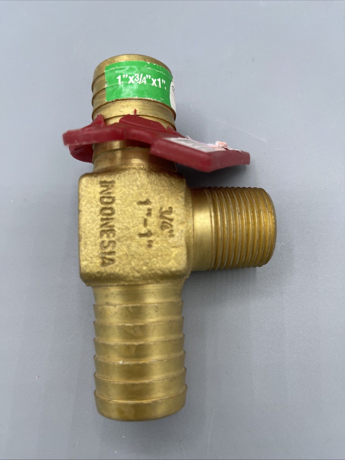 ProPlumber Brass Hydrant Tee PPHT175-NL 1”x 3/4" x 1”