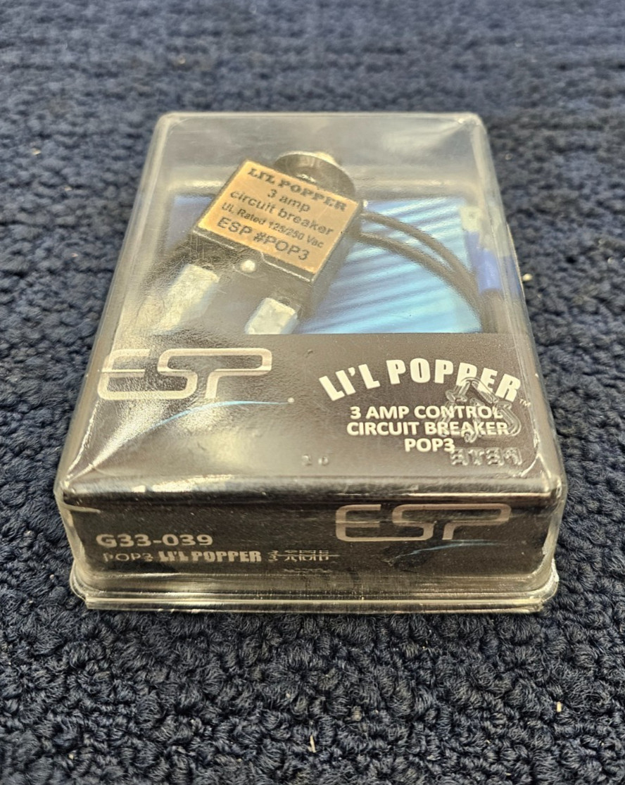 ESP Supco POP3: Li'L Popper Control Circuit Breaker 3 Amp HVAC G33-039