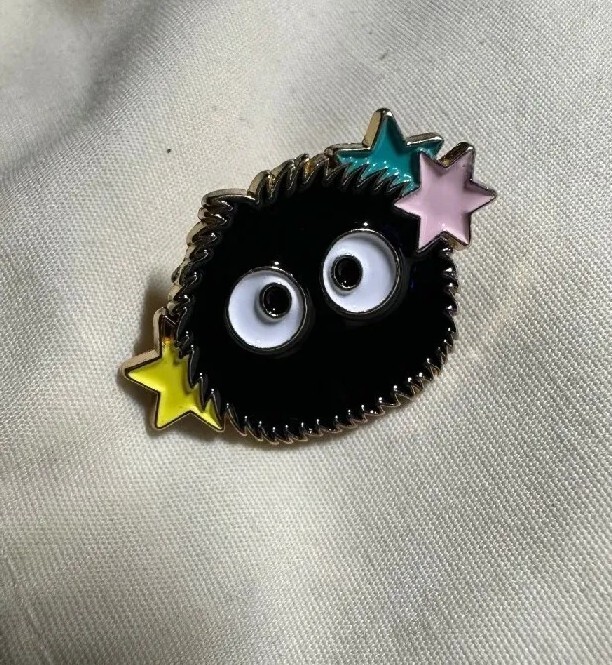 Studio Ghibli ROCKS! So does Spirited Away ❤Soot Sprite Collectible Enamel pin!