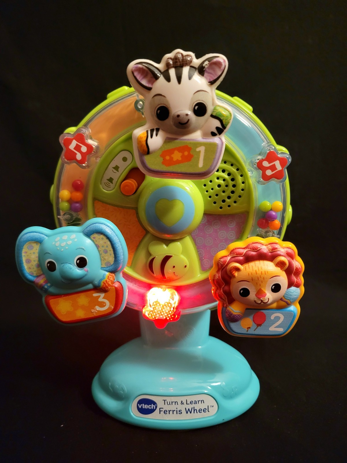 VTech Turn & Learn Ferris Wheel Educational  Toddlers & Babies VIDEO! NICE!