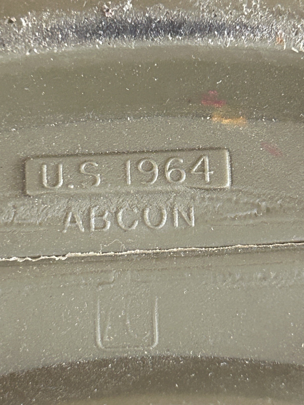 Original Vietnam War US Army M1965 Plastic Canteen Dated 1964