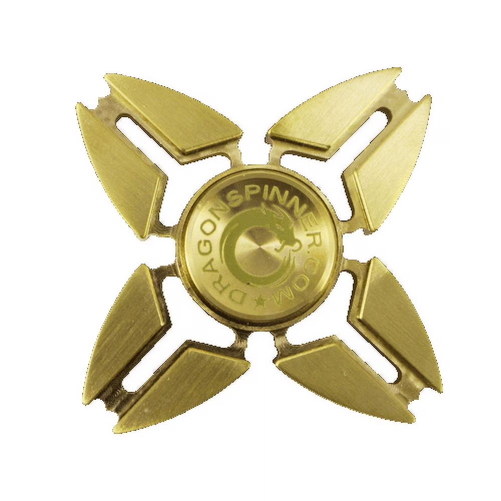 Four Winged Claws Brass Metal Fidget Spinner – Stress & Anxiety Relief Toy