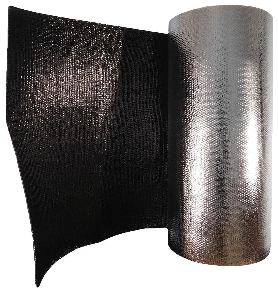 REFLECTIVE BLACK / SILVER FOIL Double BUBBLE Foil Insulation Roll 12X10 R8