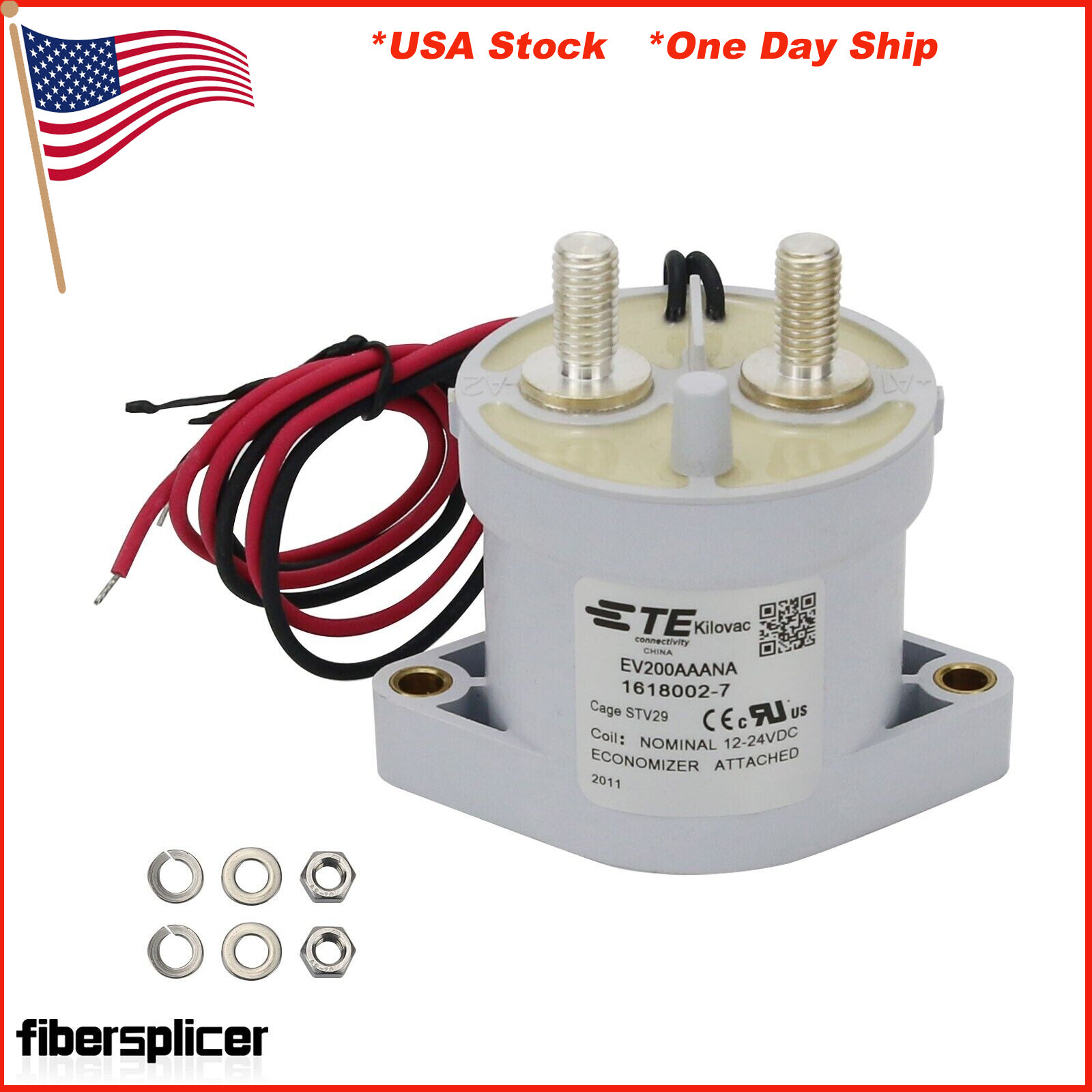 EV200AAANA Automotive Relay 12-900V DC Contactor 500+A Carry Current 1618002-7
