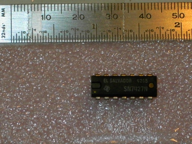 SN 7427 Triple 3 Input Nor Gate LOT OF 2 PCS
