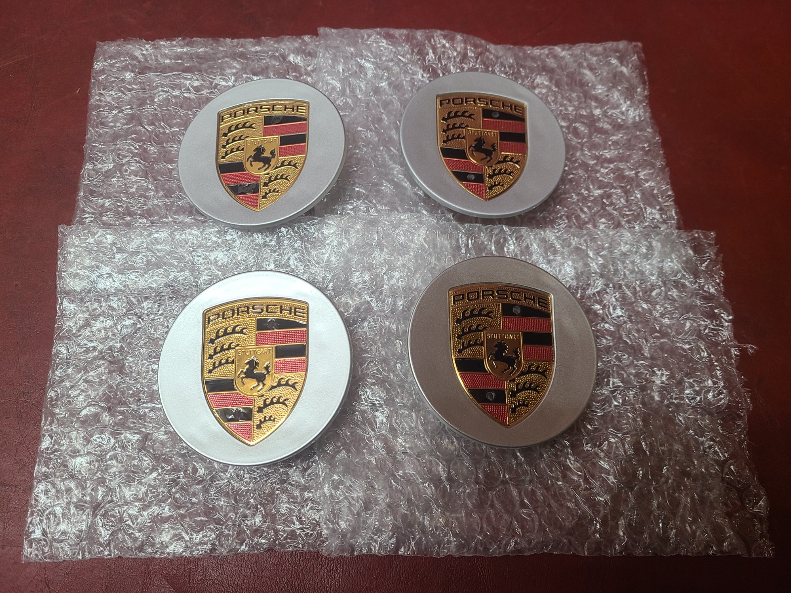 2014-26 Porsche Cayenne 911 Center Caps Boxster Cayman 991 Panamera Silver Gold