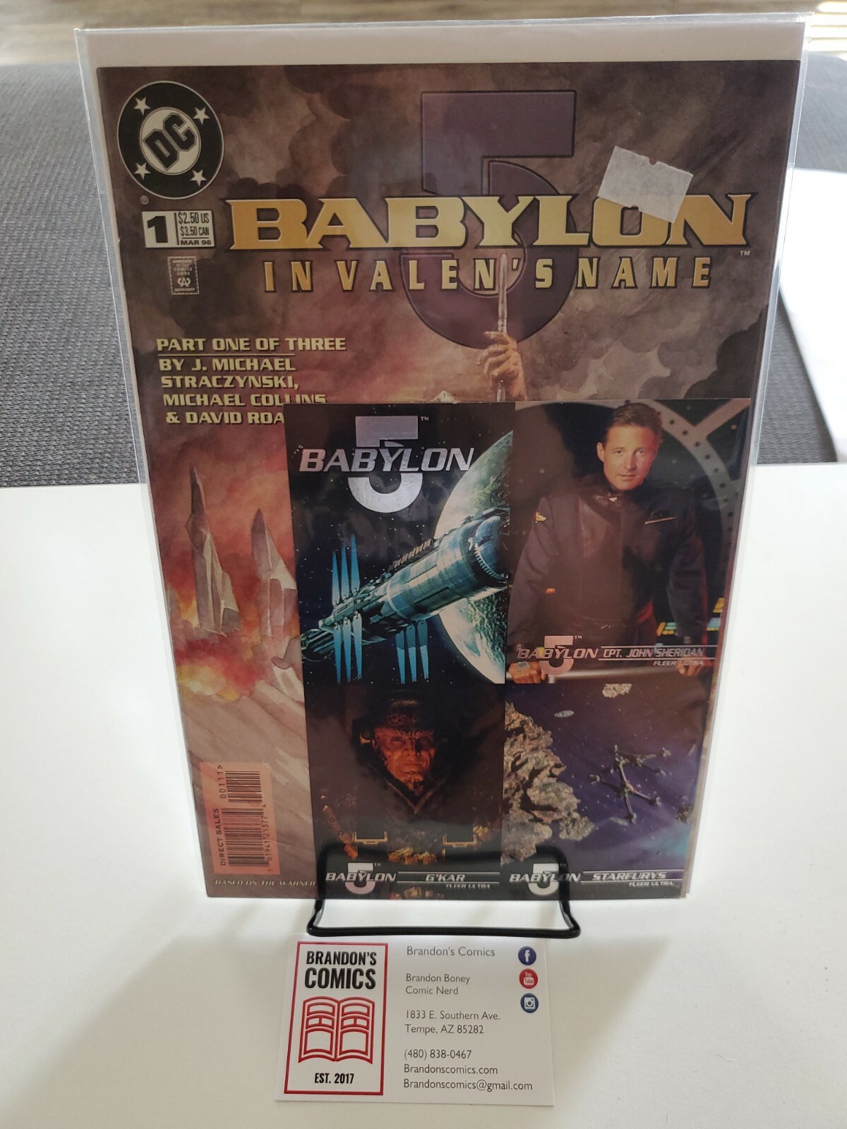 Babylon 5 In Valen's Name Part One DC Comic Book March 1998 Issue #1