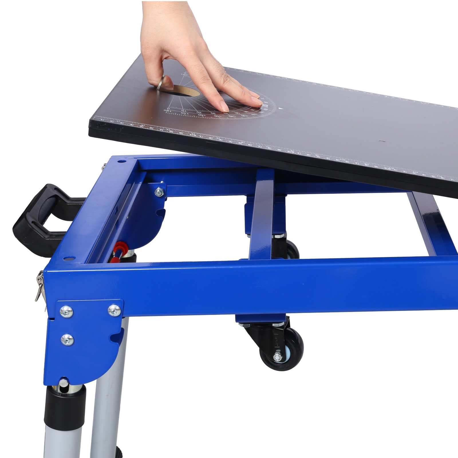 Miter Saw Stand 5-in-1 Portable Workbench Folding Table Adjustable Legs