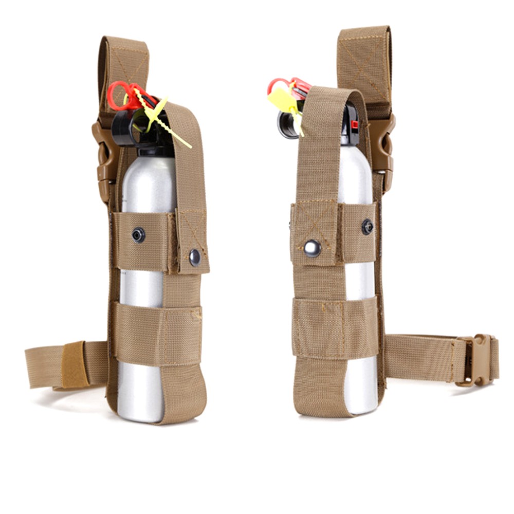 Tactical Heavy Duty Nylon Drop Leg Water Bottle Holster Thigh Pepper Spray Pouch