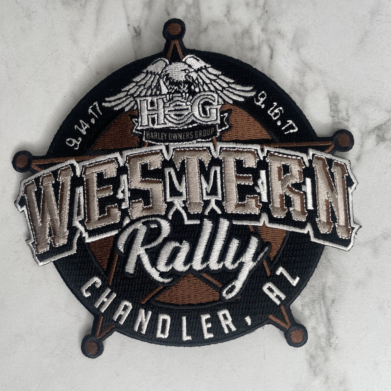 Harley Davidson Western Rally Arizona Emblem Patch A13