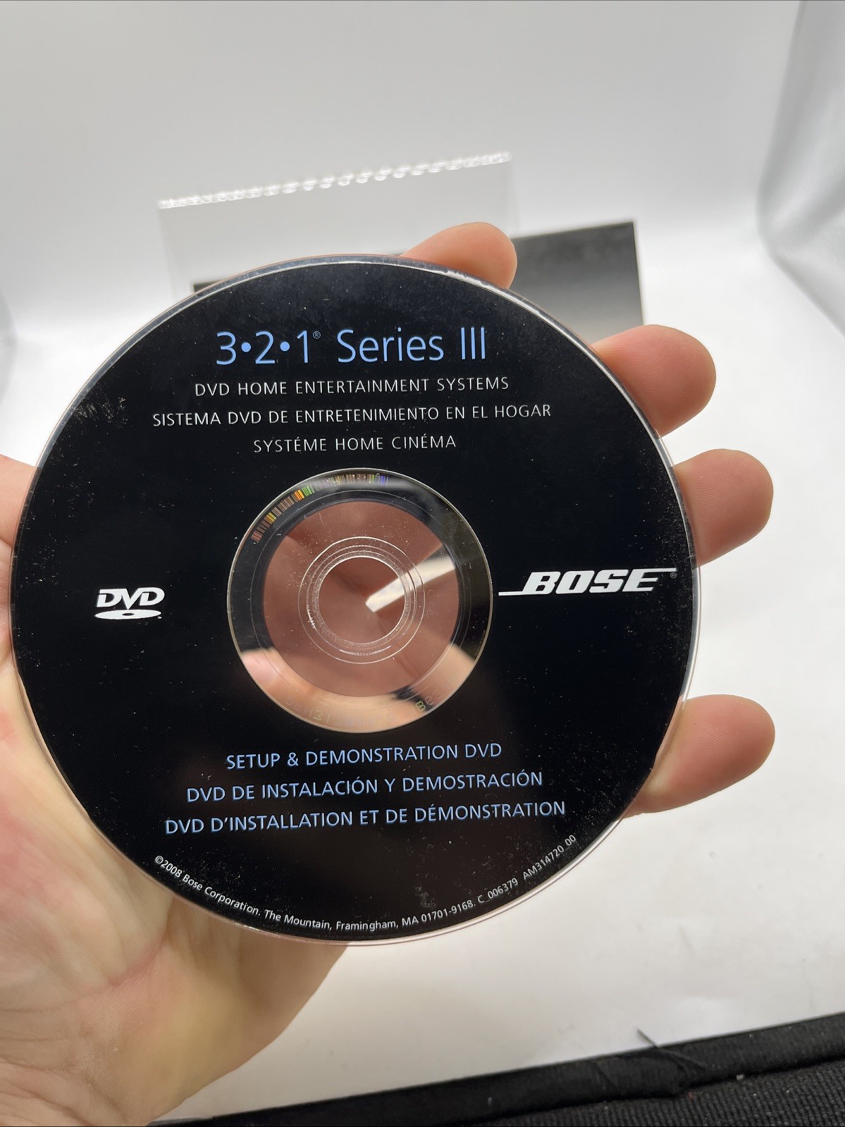 Bose 321 Series III DVD In-Home Setup & Demonstration Disc Only