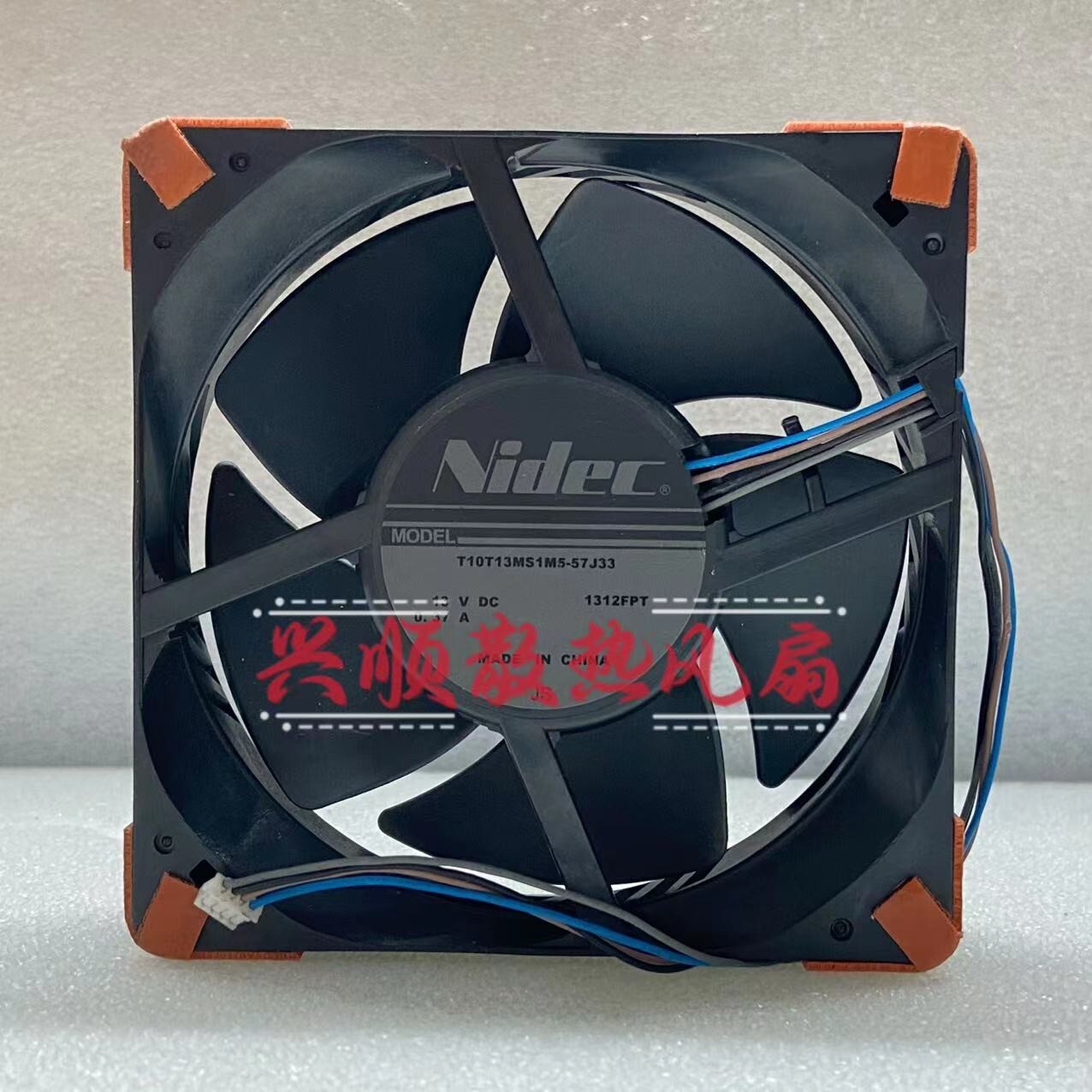 1 PCS  Nidec Fan T10T13MS1M5-57J33  13V 0.37A 10CM 4 wire projector cooling fan