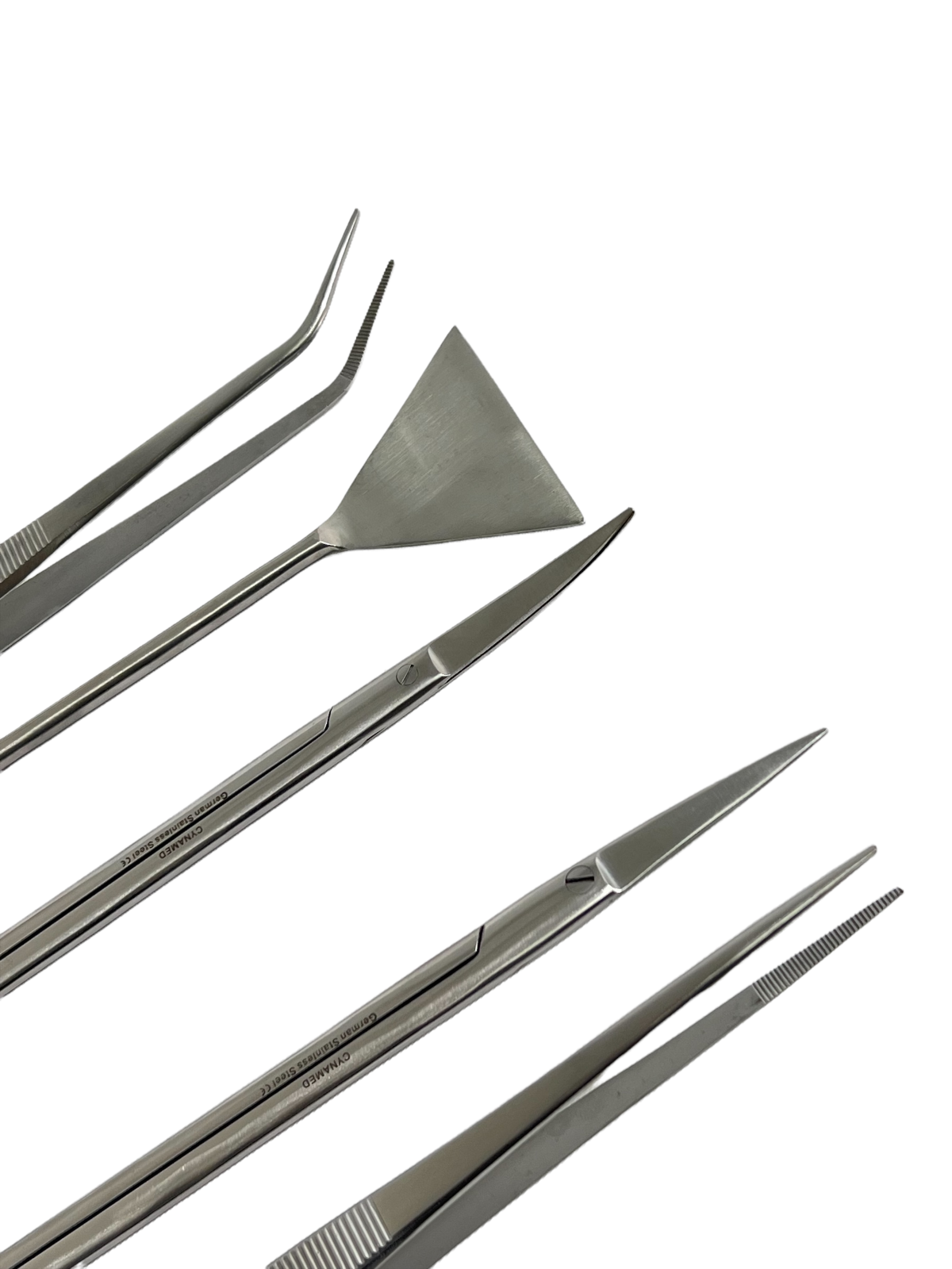 5 PC Aquarium Aquascaping Plants Landscaping Tools Kit Set 12" GERMAN STAINLESS