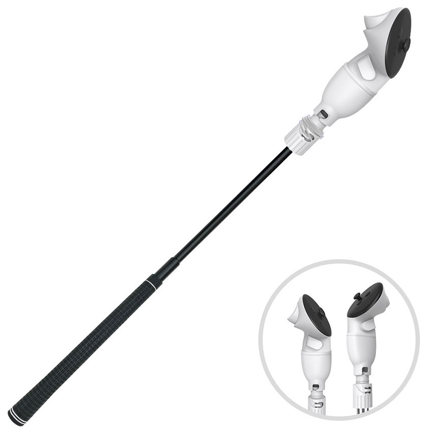 VR Golf Club Controller Extension Handle Grip for Quest 3/3S VR Ball Games