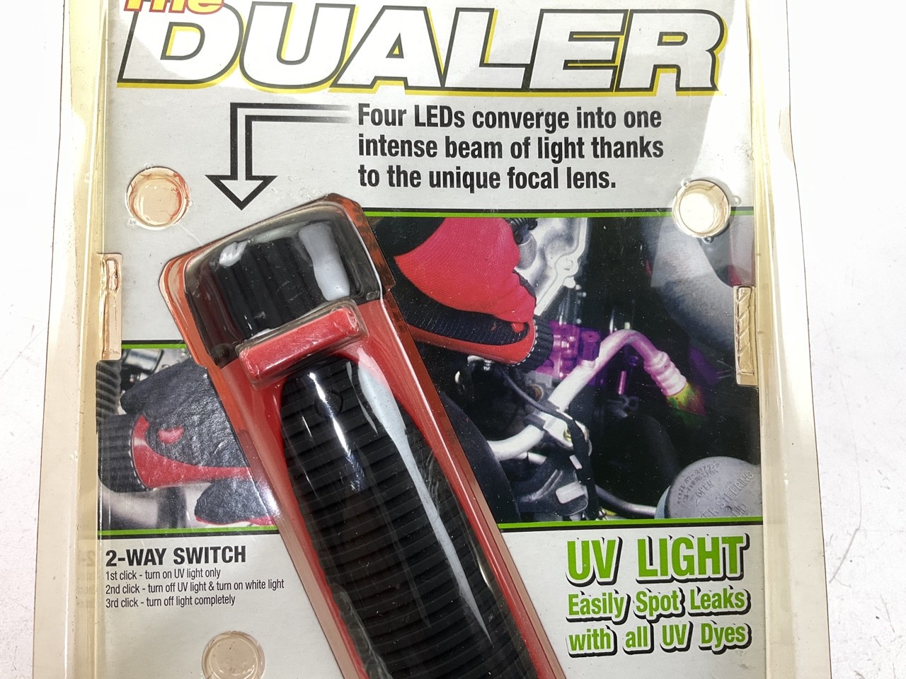 A/C Pro 439 Certified UV Leak Detection Flashlight For Finding A/C System Leaks