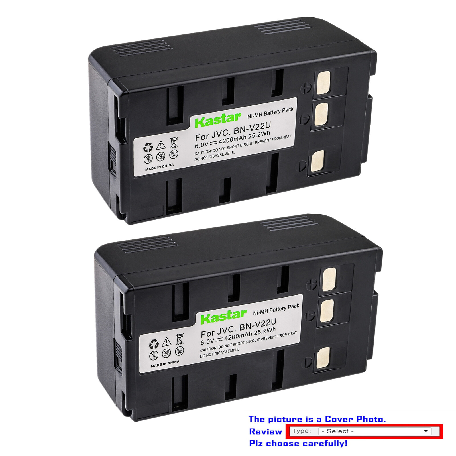Kastar Battery Replacement for Panasonic PV-BP18 PV-S770A VZ-LDS15 XM-D1BK