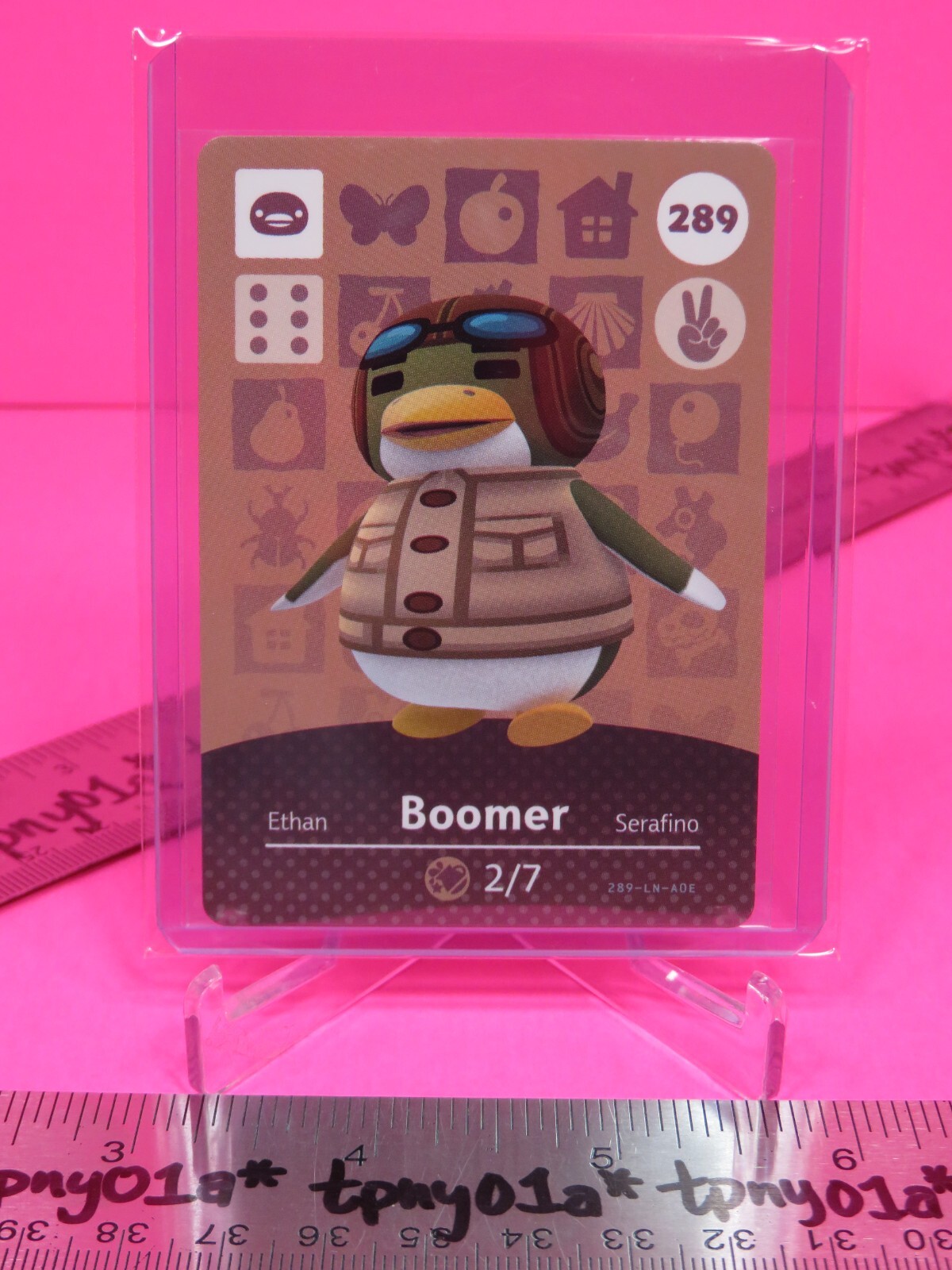 BOOMER #289 AUTHENTIC US PACK FRESH Animal Crossing Series 3 Amiibo Card 📦BOXWT
