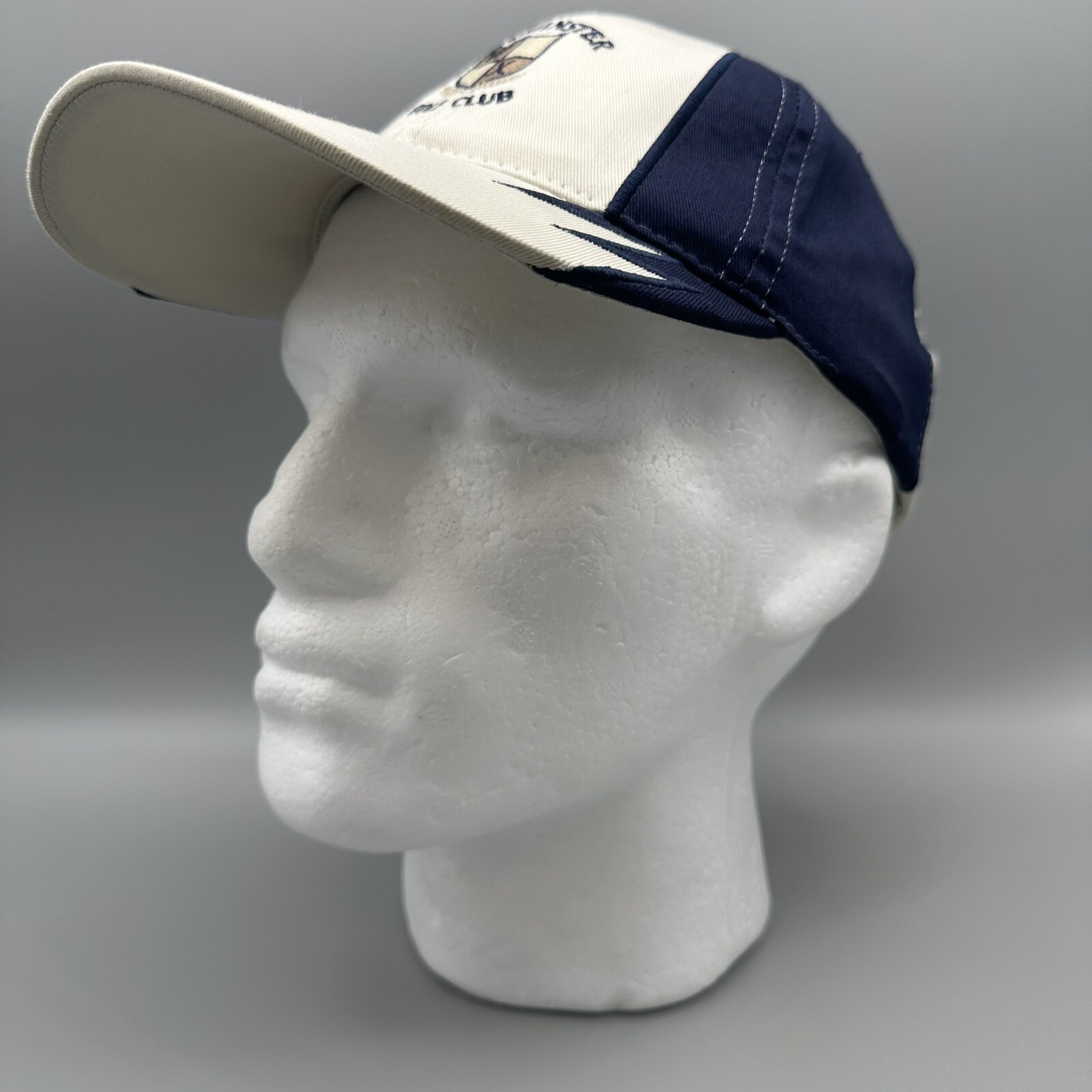 Westminster Golf Club Hat Cap Blue Tan Adjustable TT Town Talk