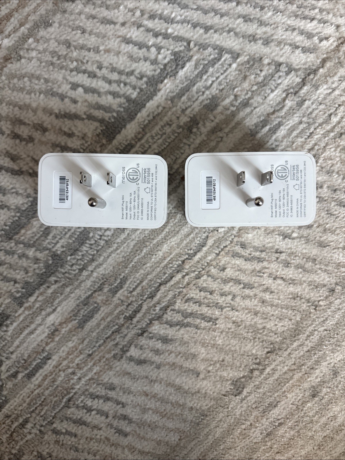 Meross Smart WiFi Plug Mini MSS110 2 Pack