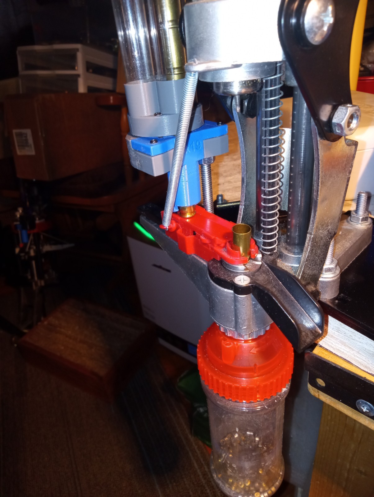 Lee APP Universal Case Feeder 3D Printed With 3 Case Adapters,No More Adjusting