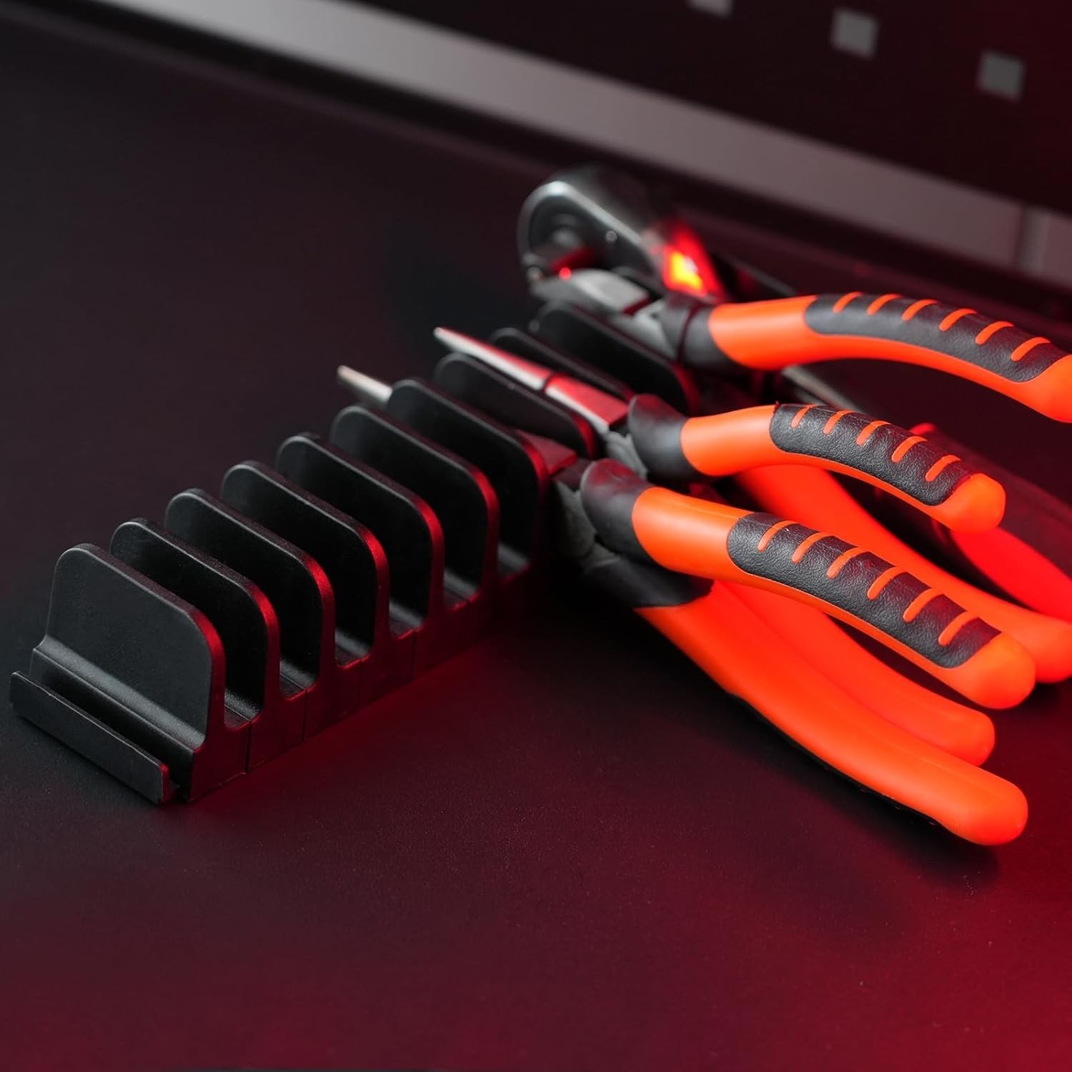 24 pcs Magnetic Plier Organizer Set for Toolbox & drawer Storage|Modular Plie...