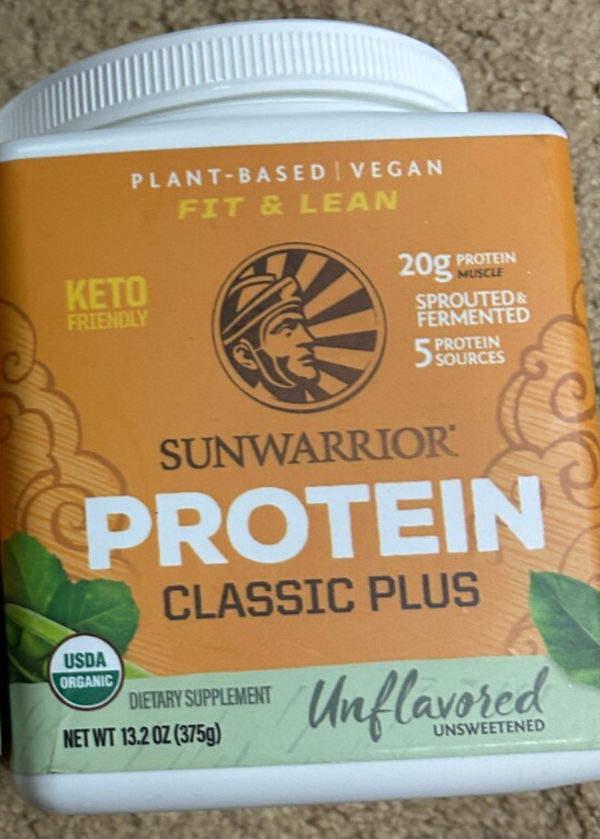 SUNWARRIOR Organic Classic Plus Natural, 13.2 oz.