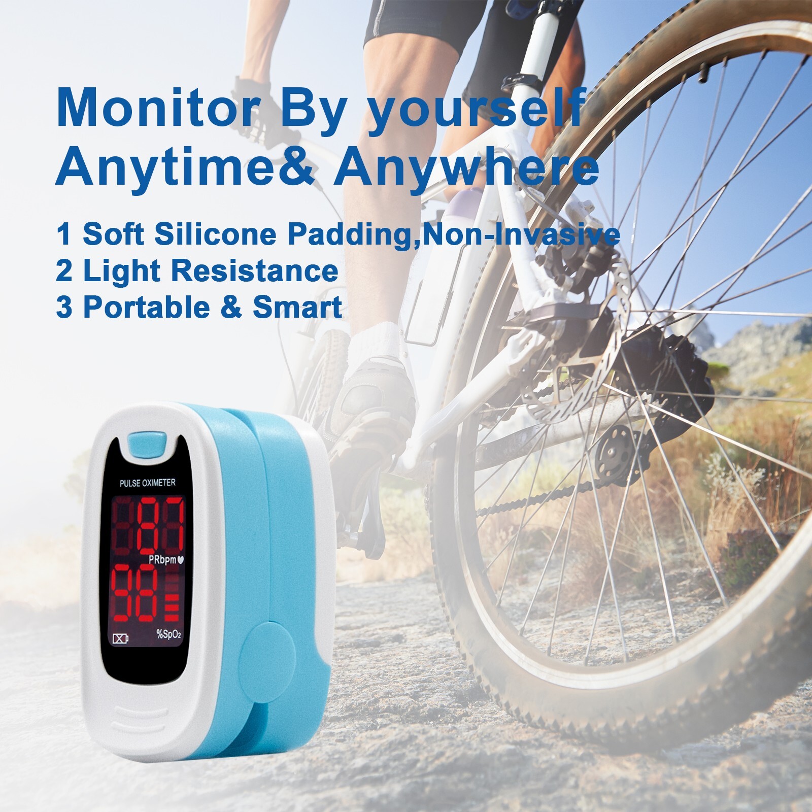 CONTEC CMS50M Fingertip Pulse Oximeter Blood Oxygen Monitor SpO2 Pulse Oxymeter