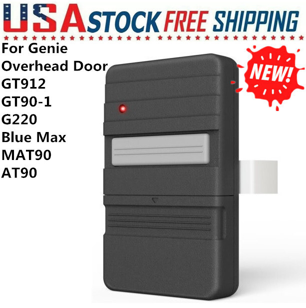 Garage Door Opener Remote fits Genie Overhead Door GT912/ GT90-1/ G220/ Blue Max