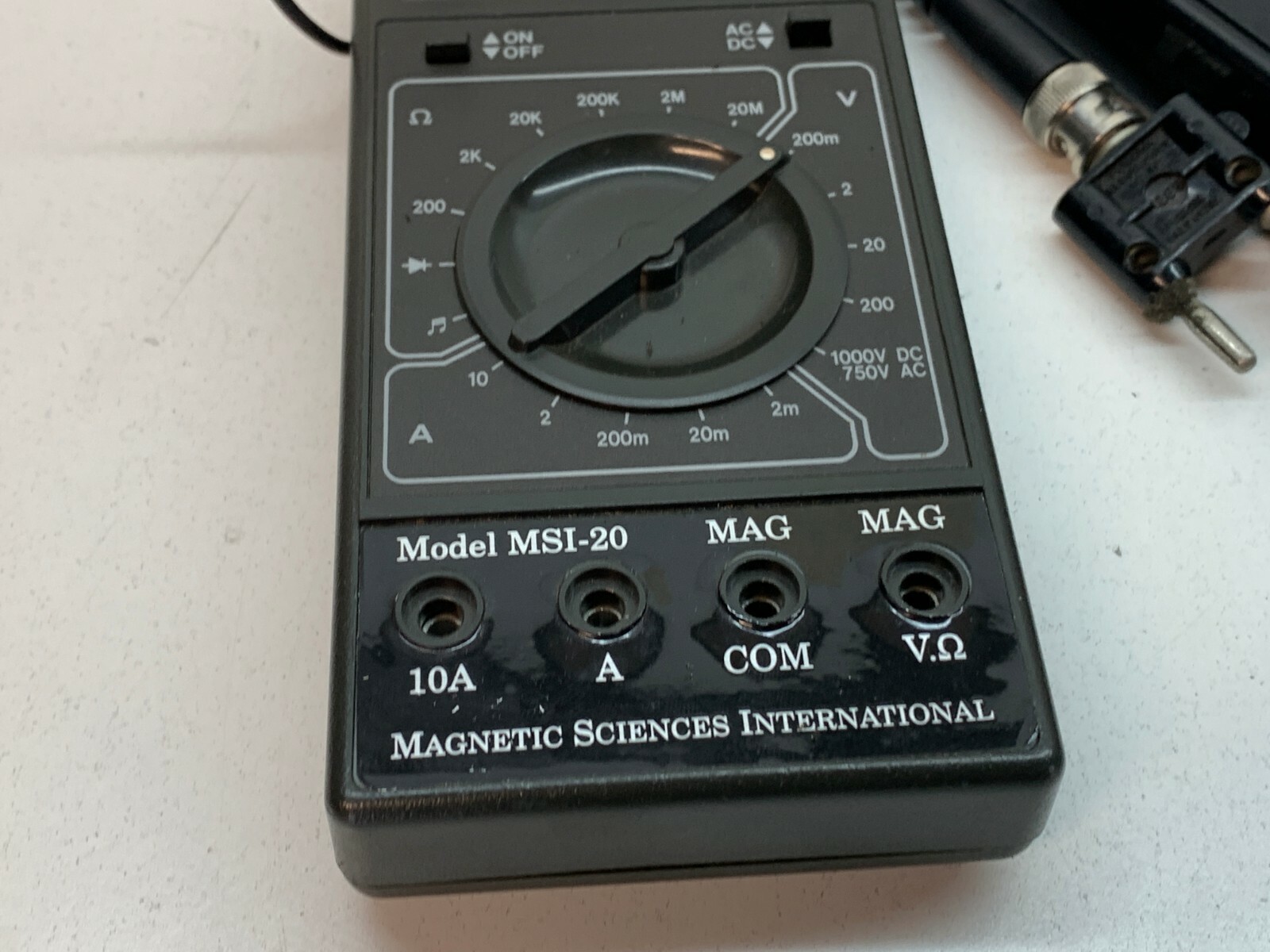 Magnetic Sciences MSI-20 Multi Meter with MAG CHECK Guassmeter Converter