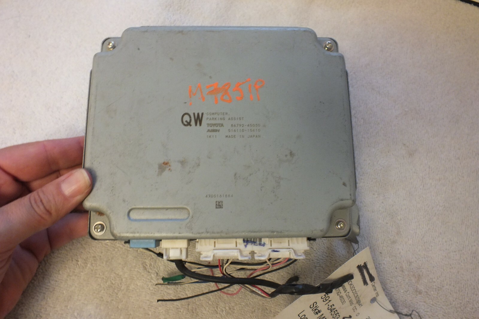 11 12 13 14 Toyota Sienna Parking Aid Control Module 86792-45030 OEM 2661