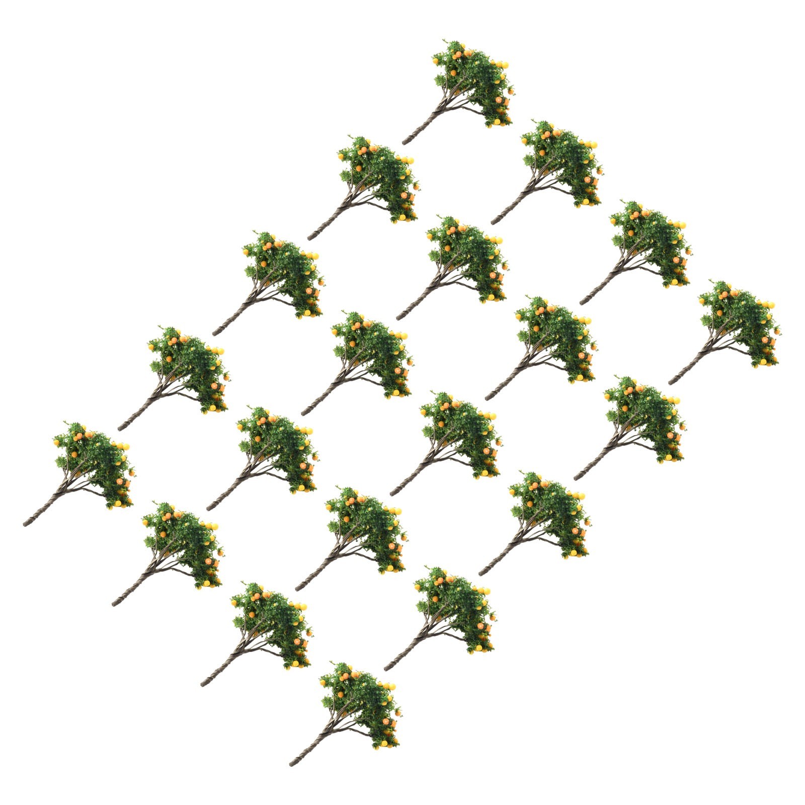 DIY Model Trees O Scale 20 Pcs Architecture Tree Orange Fruit Tree Model Replace