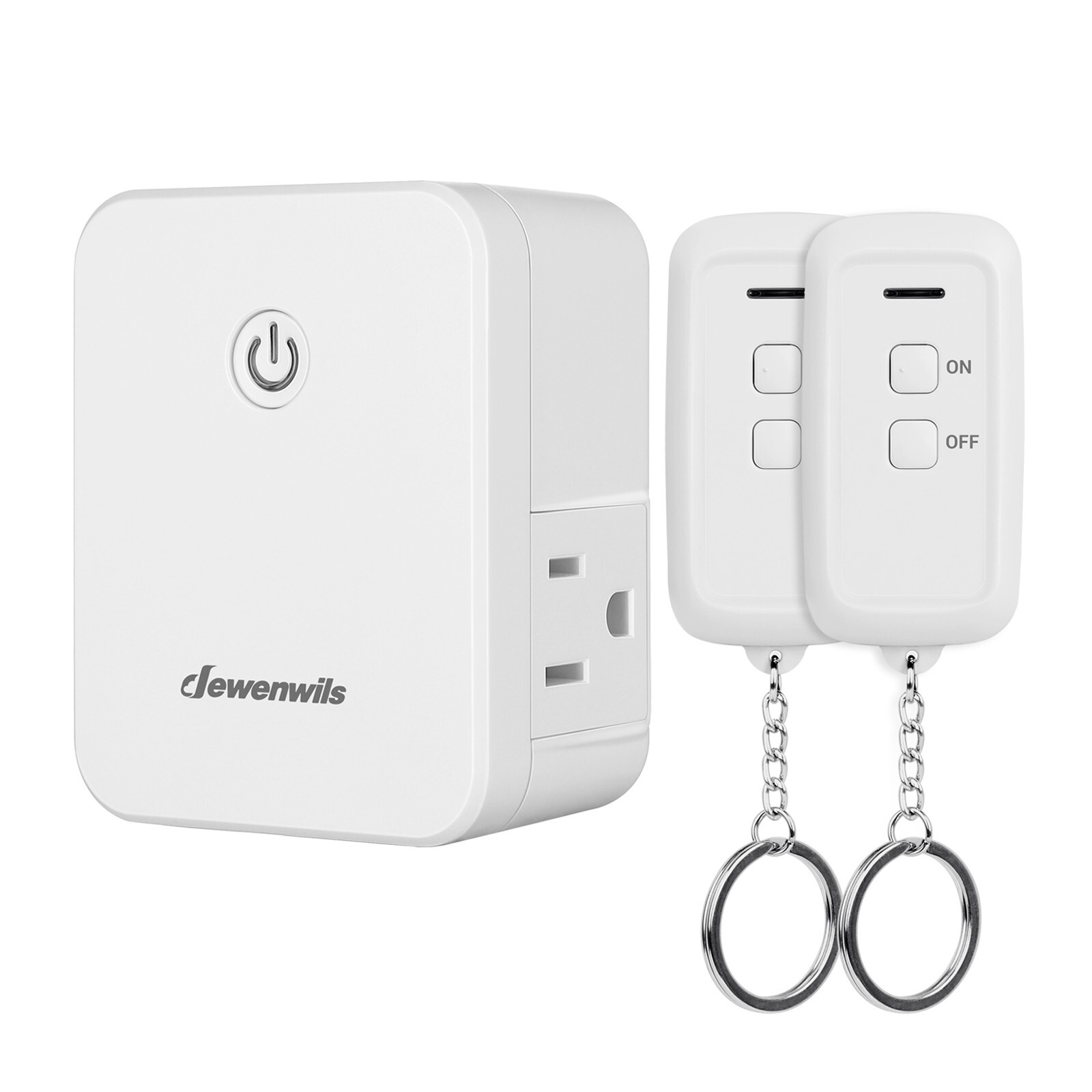 DEWENWILS Remote Control Outlet with 2 Remotes, Remotely Turn on/off Light