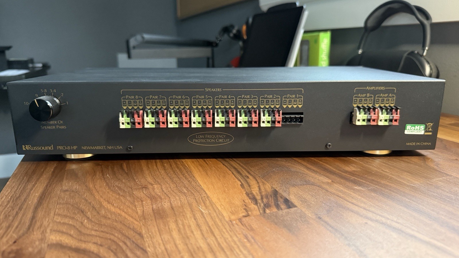 Russound PRO-8HP 8-Pair Speaker Selector
