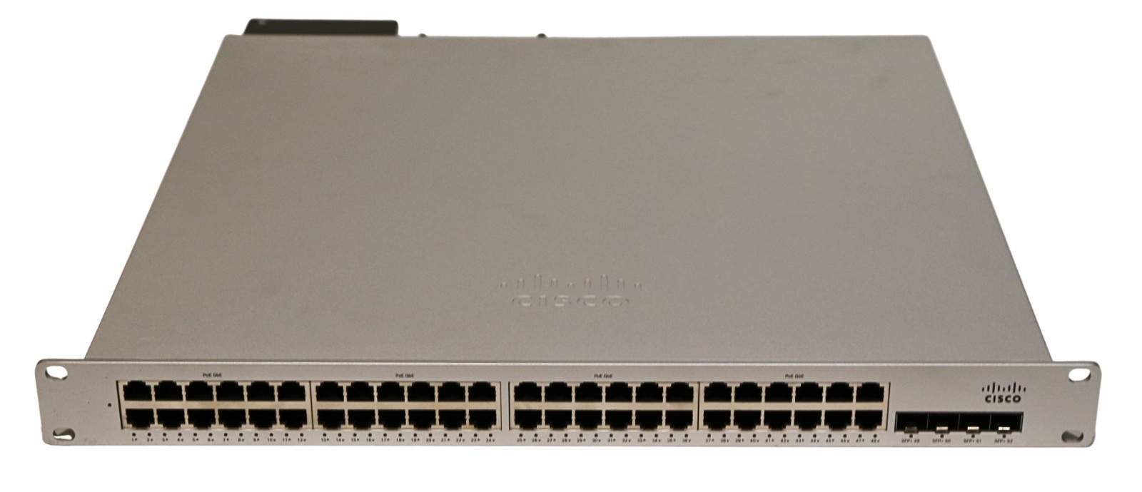 Cisco Meraki 48x 1GB PoE+ RJ45 4x 10GB SFP Switch