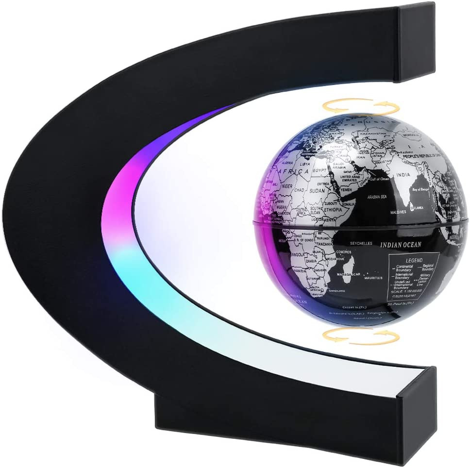 Magnetic Levitating Globe LED Floating World Globe Desk Decor Tech Gadget Gift