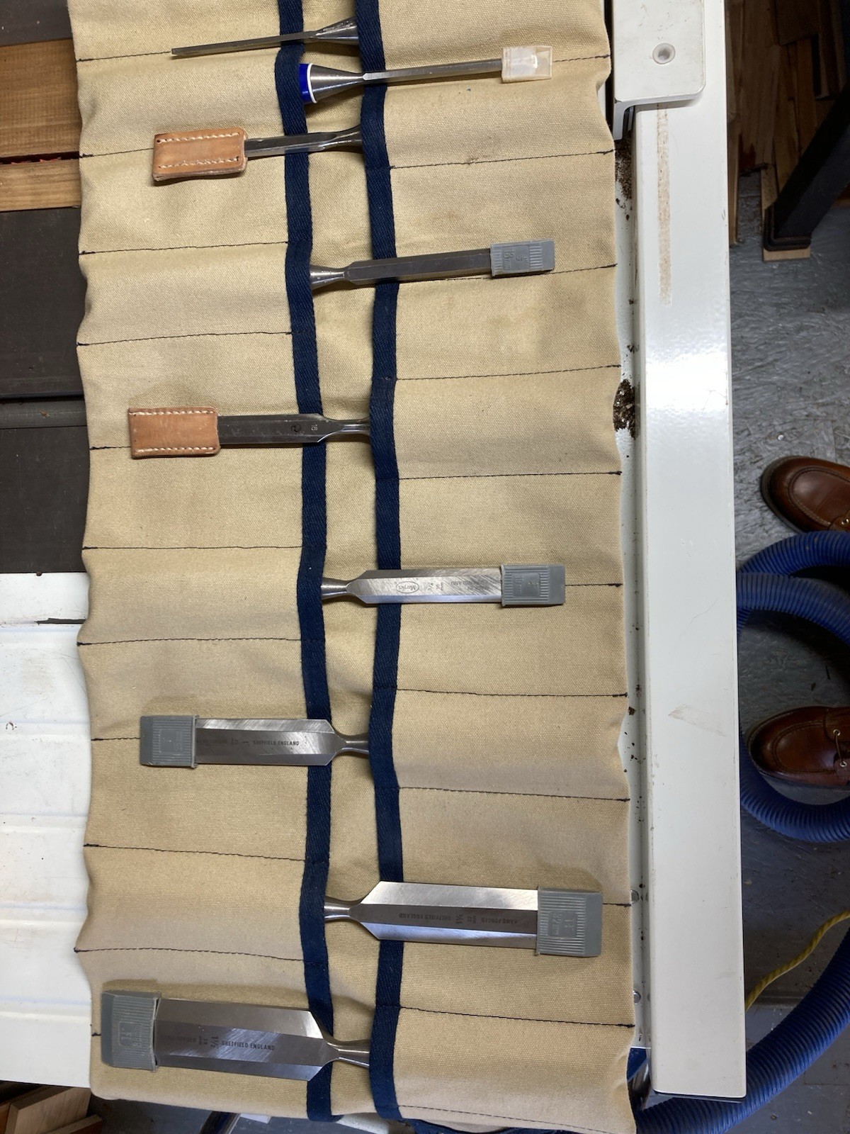 9 Piece Hand Forged Marples Chisel Set