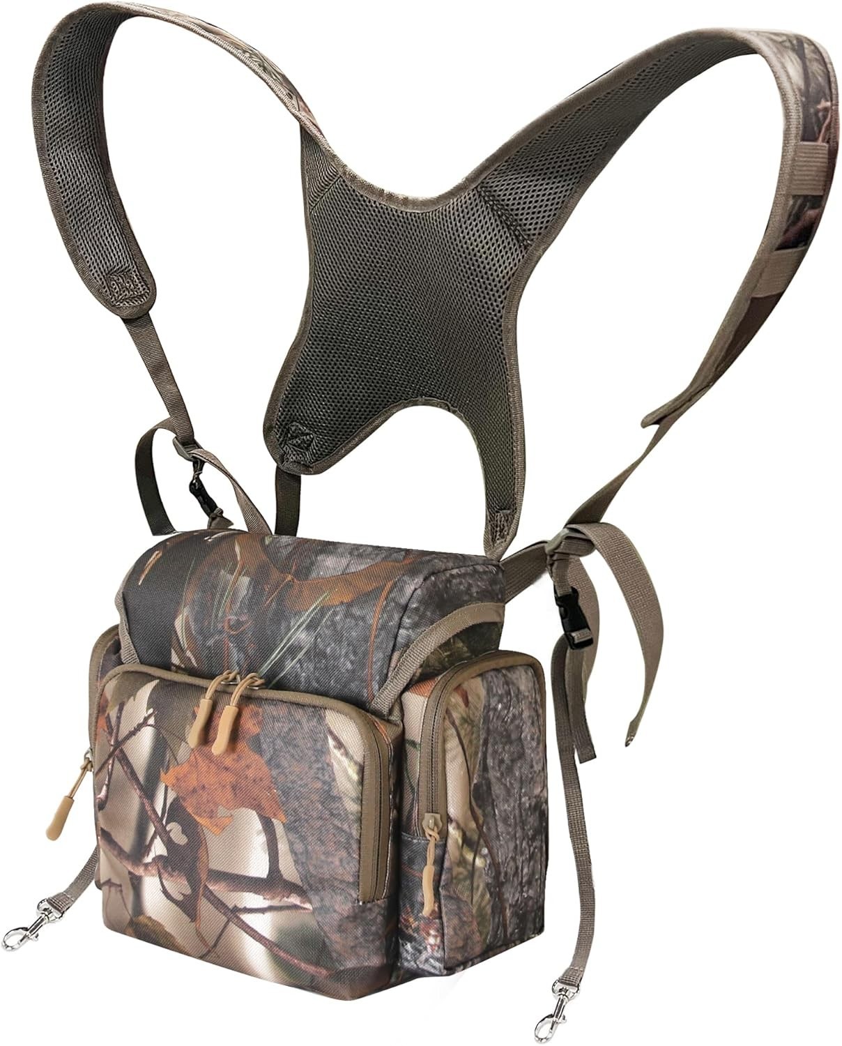 Binocular Harness Chest Pack, Bino Case with Rangefinder Pouch, Binocular Harnes