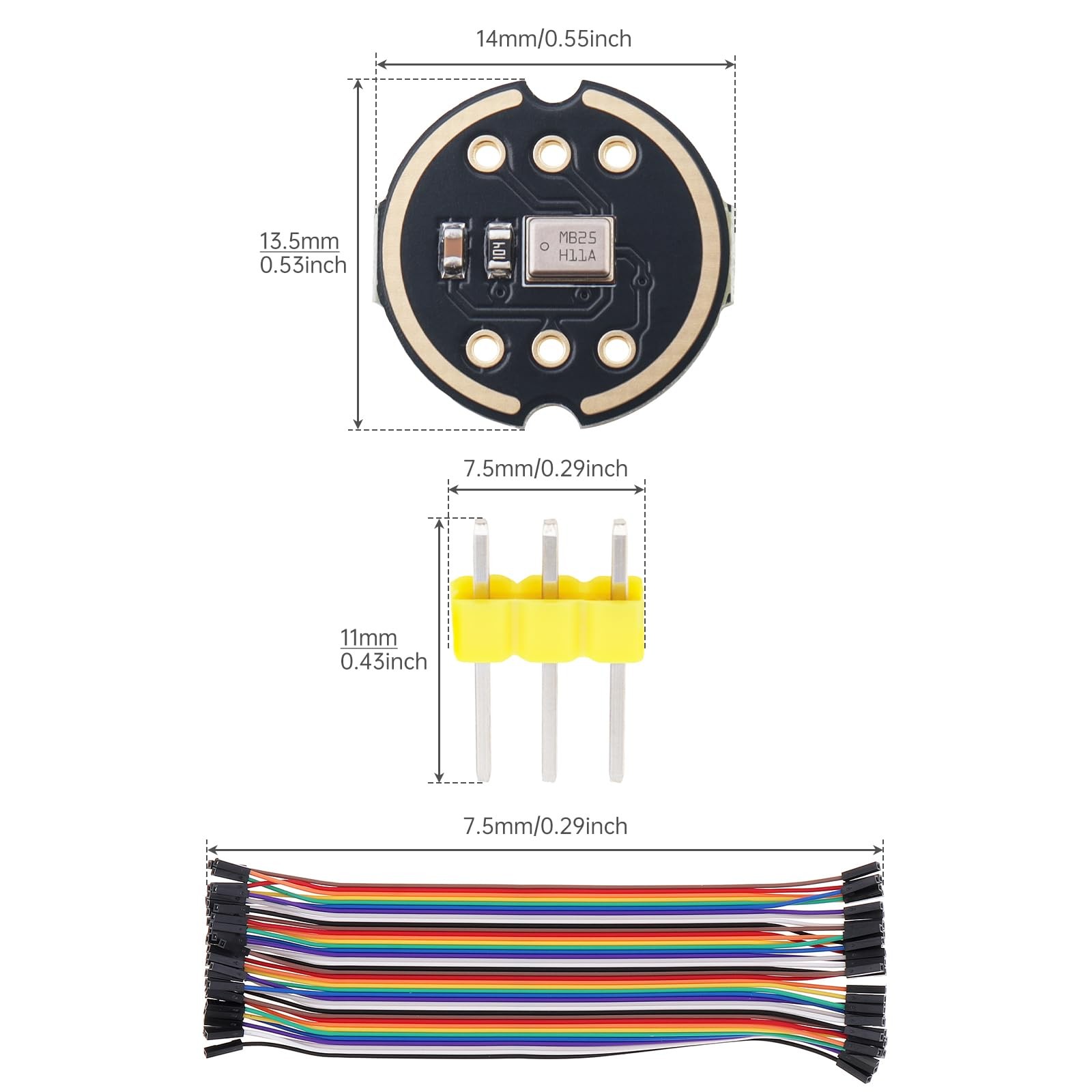 5 PCS INMP441 Omnidirectional Microphone Module I2S MEMS Fit For ESP32 DIY