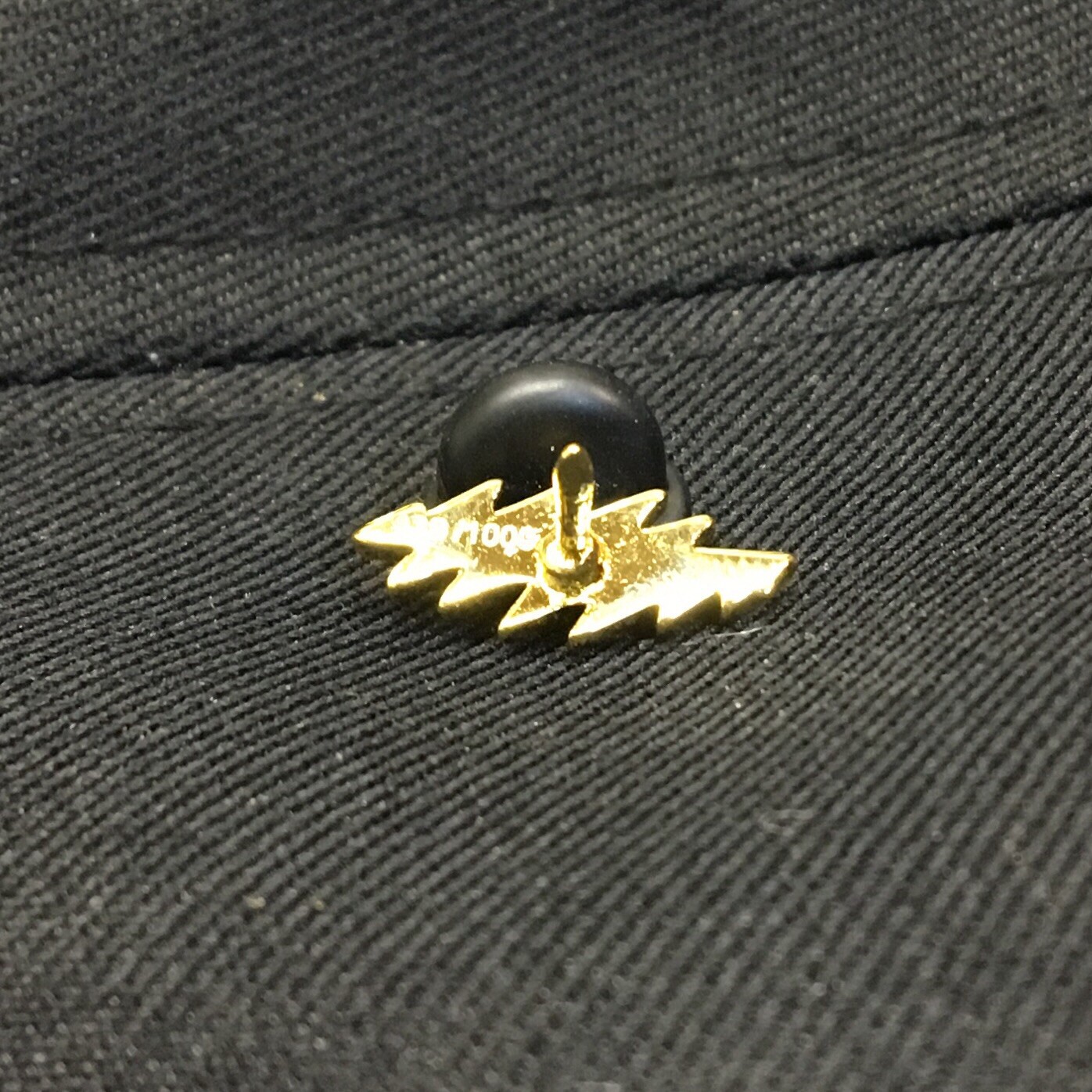 Gold Grateful Dead Bolt Pin Limited Edition numbered GDF