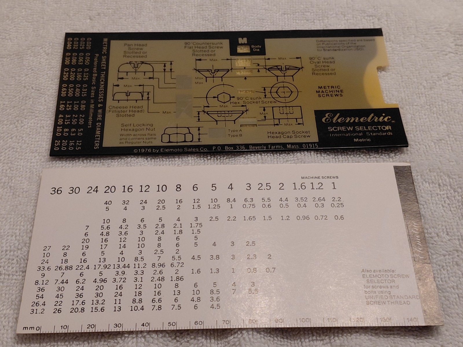 Alvin Elemoto Screw Selector Slide Vtg 1976 VGUC