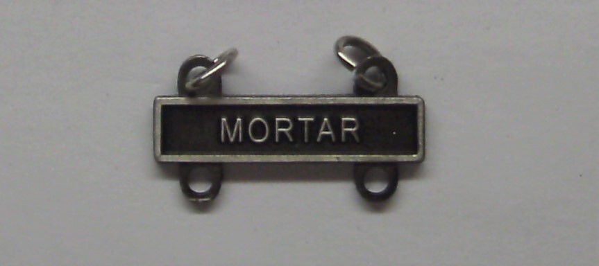 Army Basic Qualification Badge MORTAR Bar