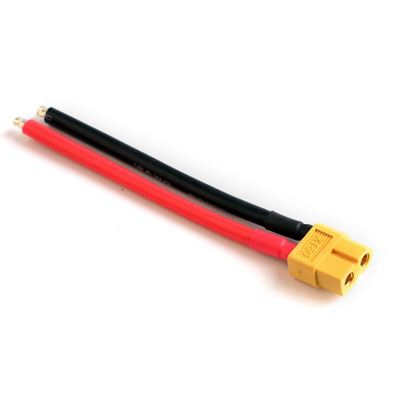 1PCS XT60 / XT-60 Female Connector with 10CM 14awg Silicon Wire