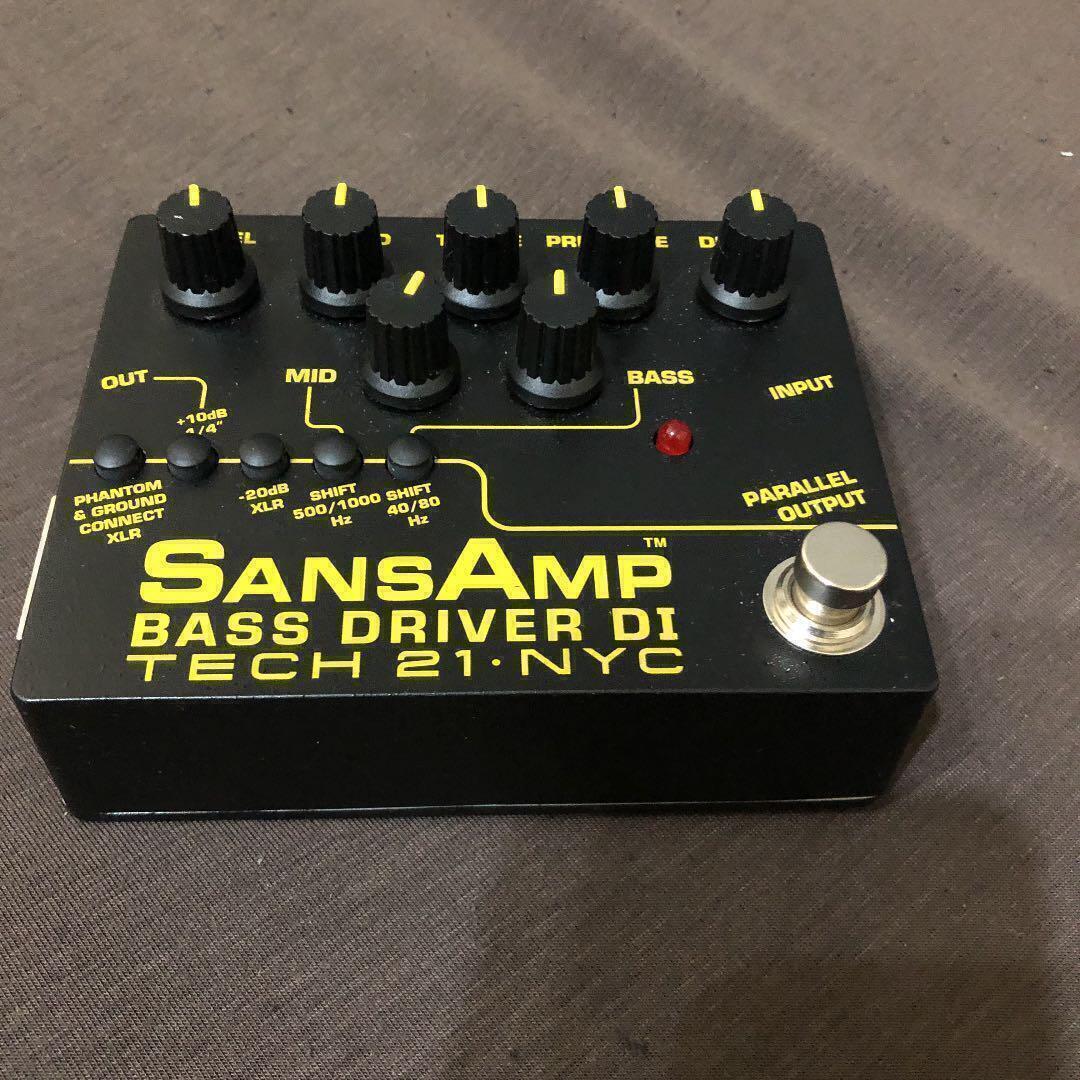 Tech 21 SansAmp Bass Driver V2 DI Box Preamp Stompbox Guitar Effects Pedal