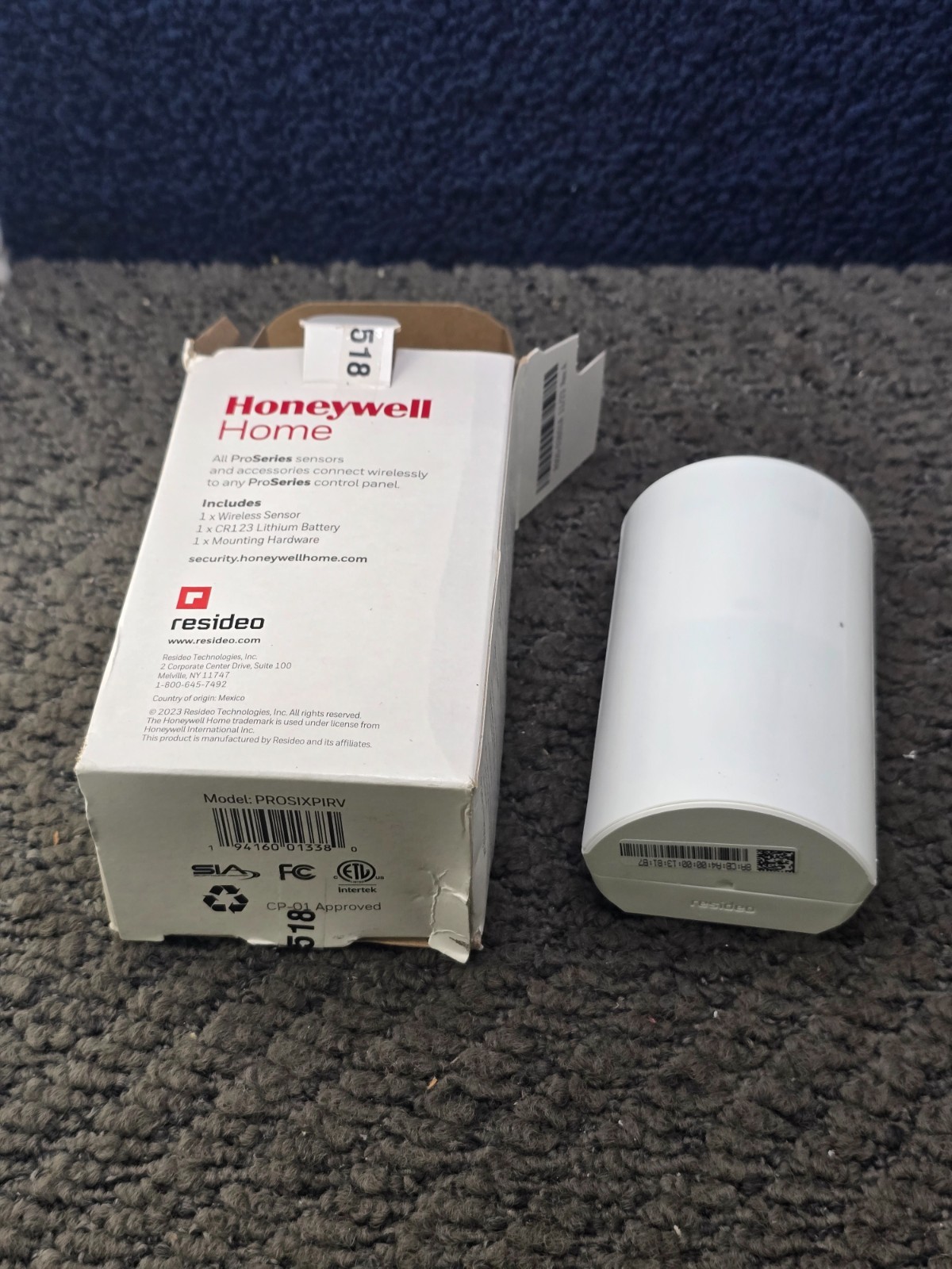 Honeywell Home PROSIXPIRV: ProSeries Wireless Motion Detector