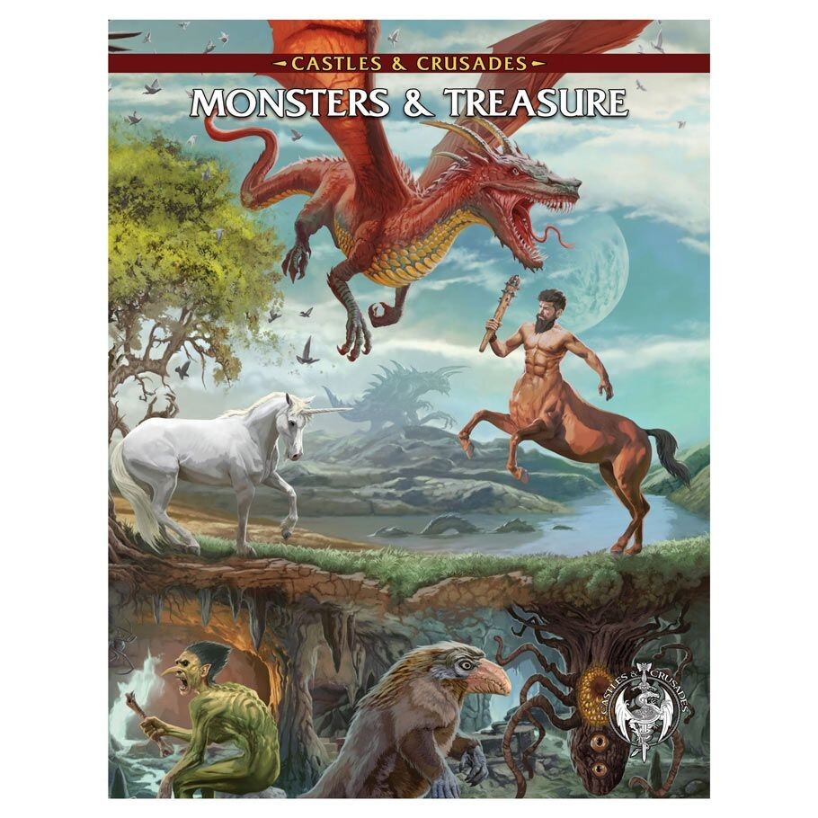 Castles & Crusades RPG: Monsters & Treasure, 6th Printing