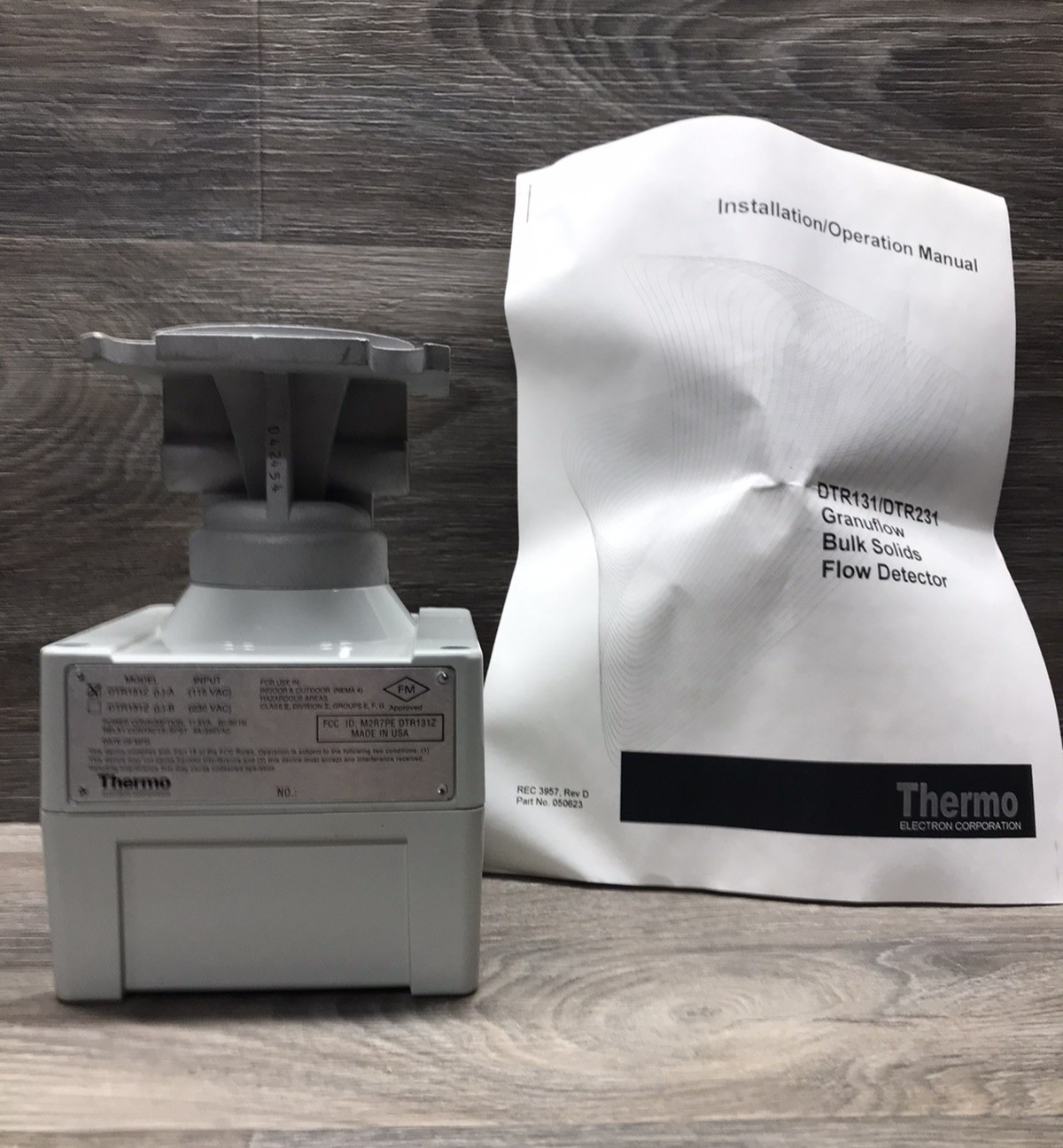 Thermo Scientific Ramsey Granuflow DTR 131 Microwave Flow Sensor DTR131Z White