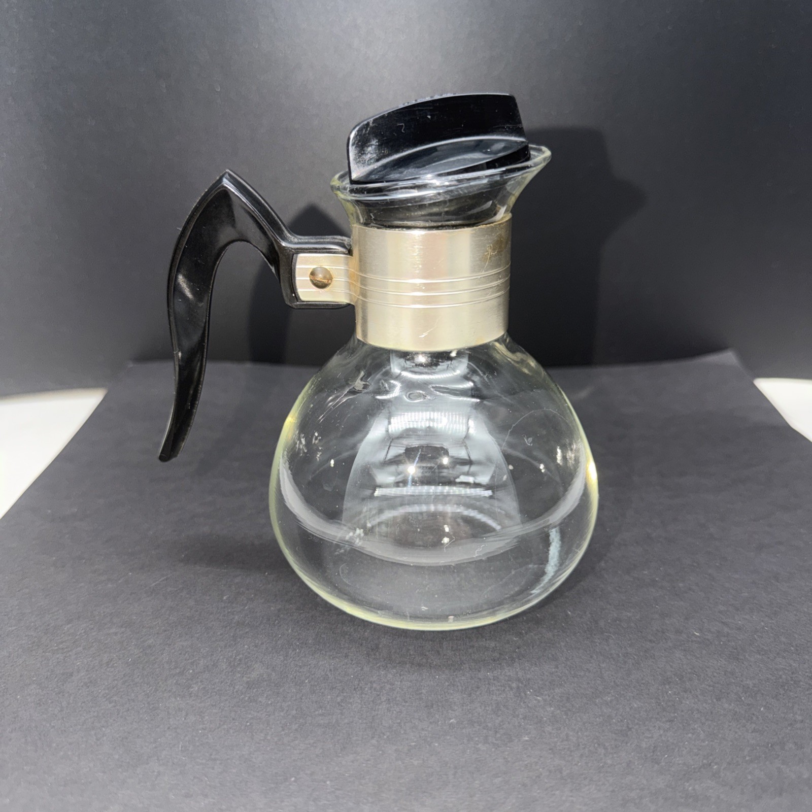 Cory Glass Coffee Carafe 5.5" – Replacement Small Size – Black Handle & Lid