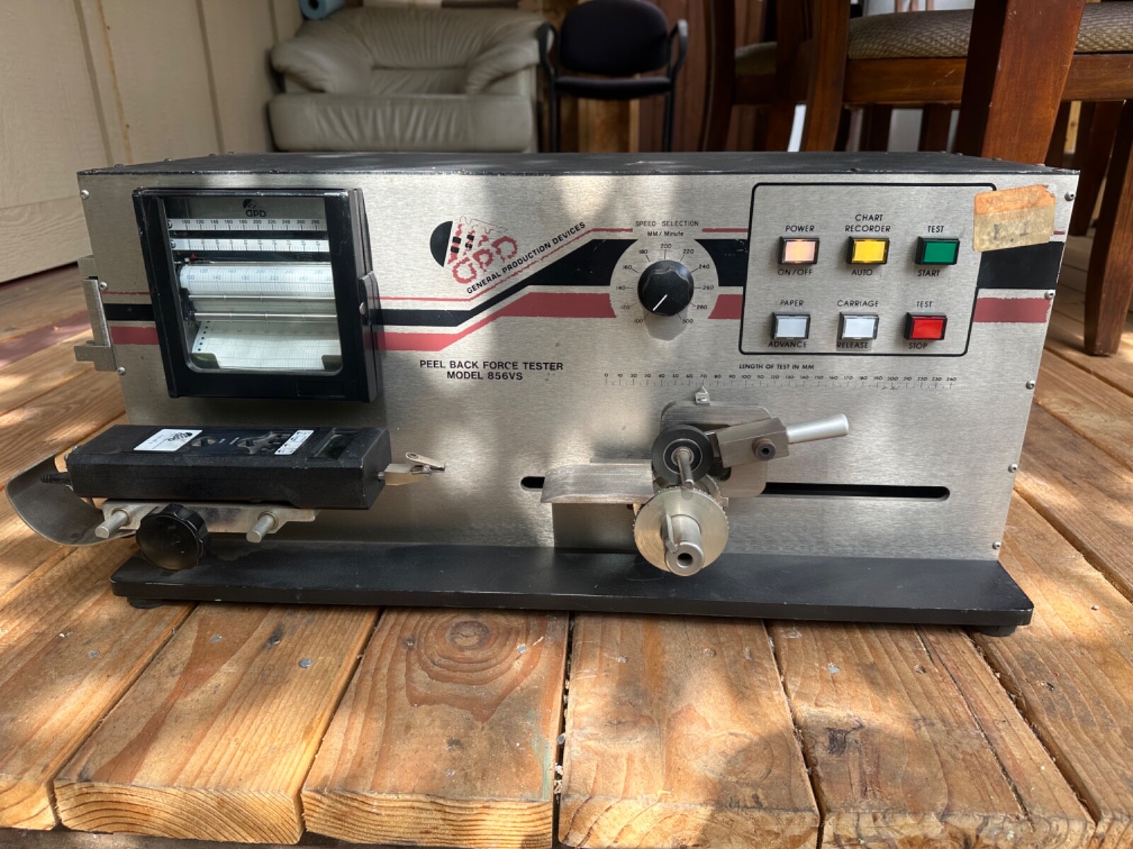 GPD PBFT856VS Peel Back Force Tester