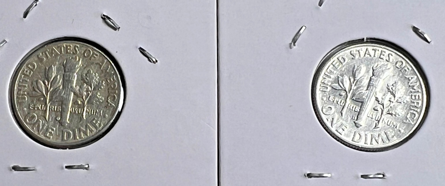 1963d &1964d - Silver Roosevelt dimes