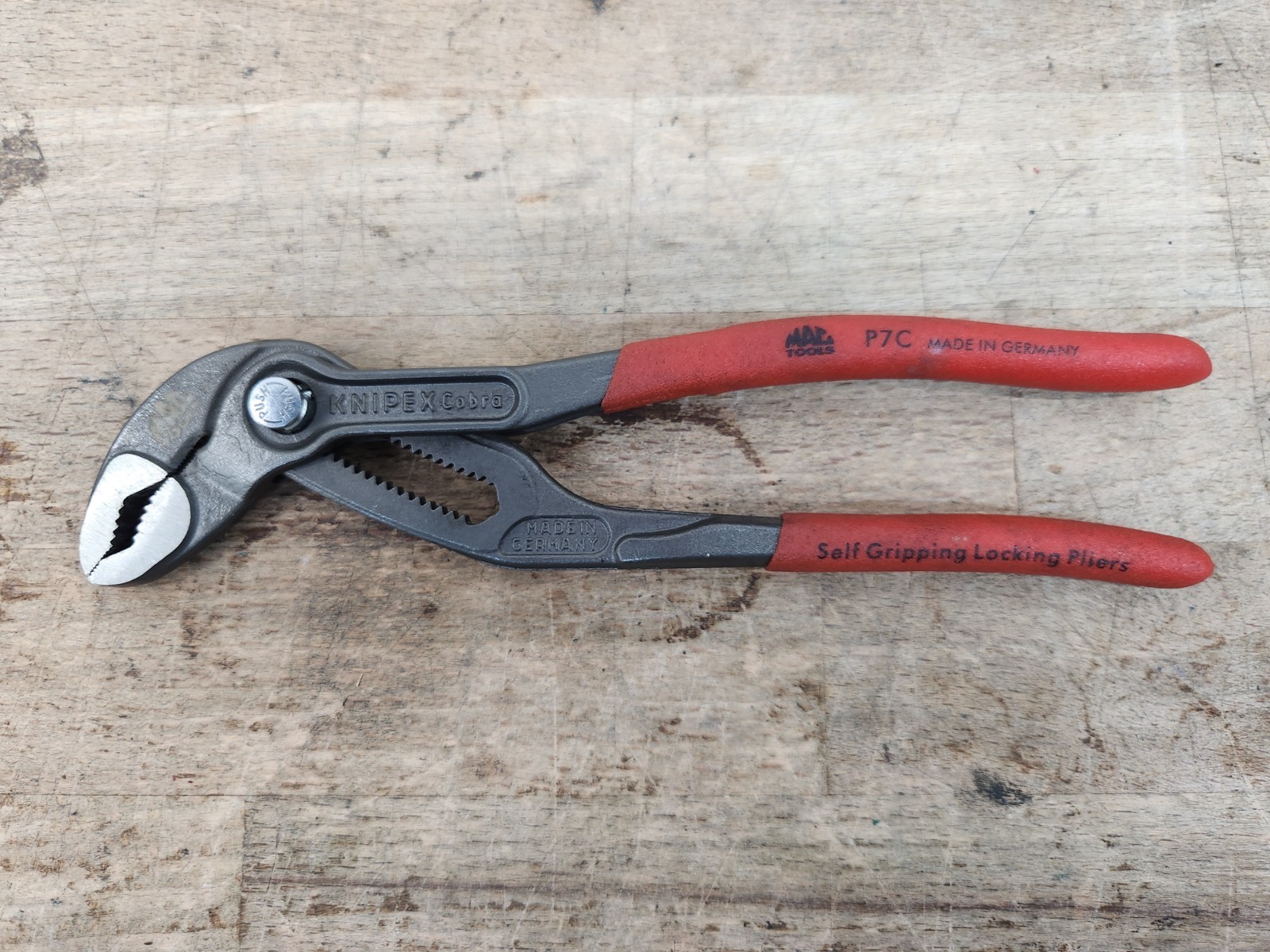 Mac Tools Self-Gripping Cobra Pliers 7" Knipex P7C